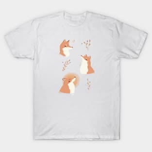 Three foxes T-Shirt